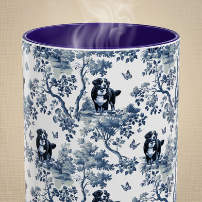 Bernese Mountain Dog Toile Mug