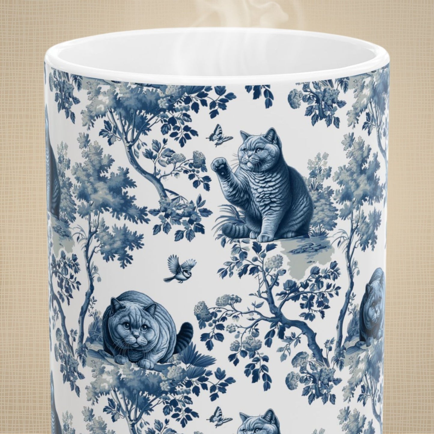 British Shorthair Cat Mug Toile