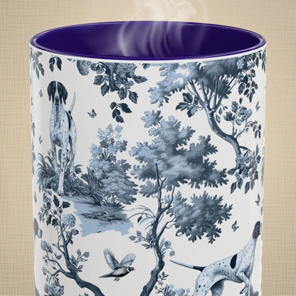 English Pointer Mug - Toile Pattern