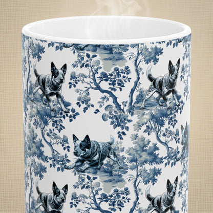 Australian Cattle Dog Toile Mug