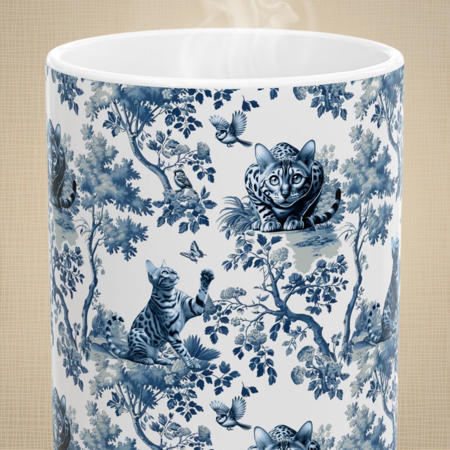 Bengal Cat Mug Toile