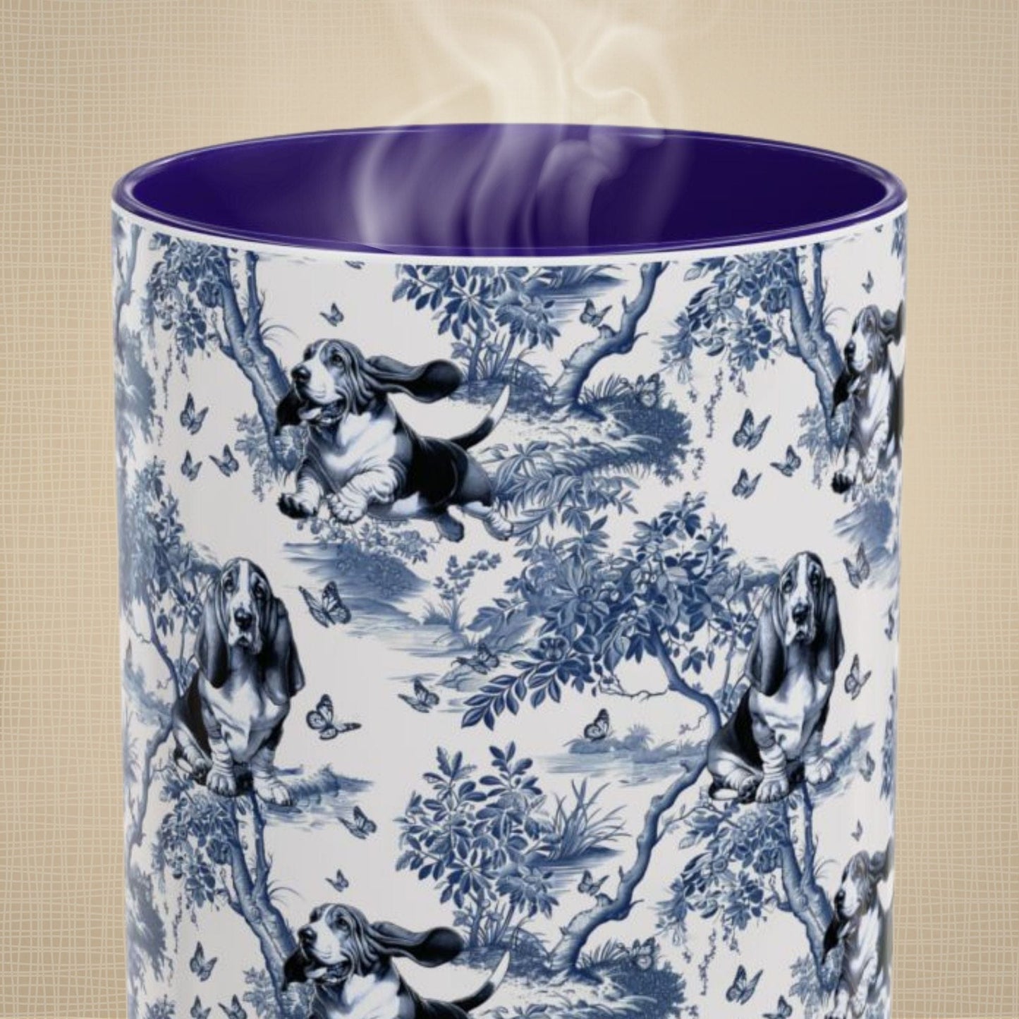 Basset Hound Toile Mug