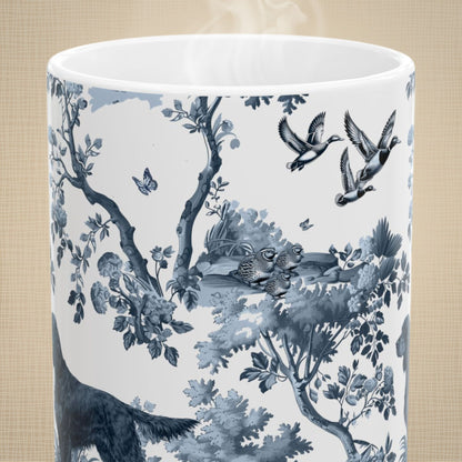 Gordon Setter Mug - Toile Pattern