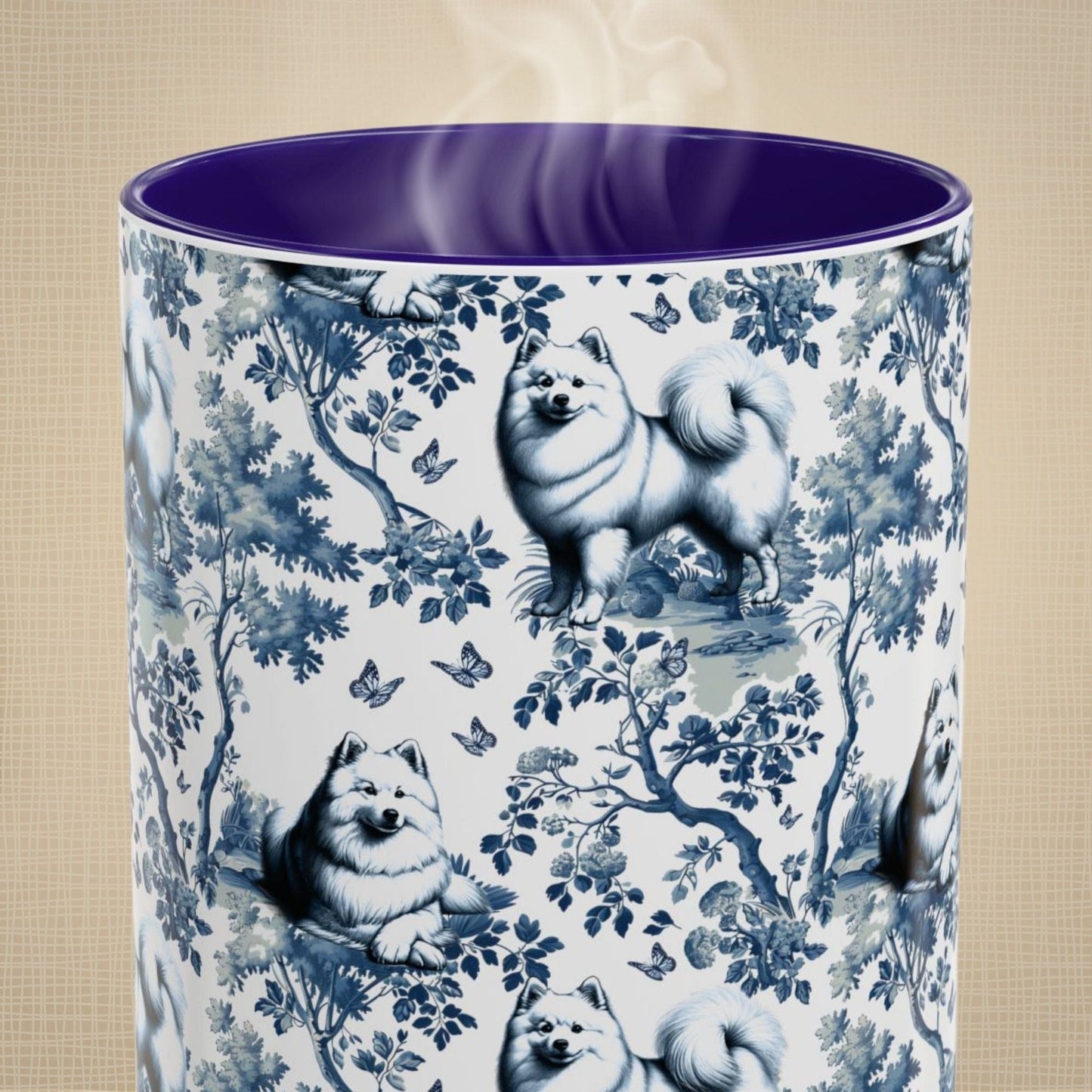 American Eskimo Mug Toile