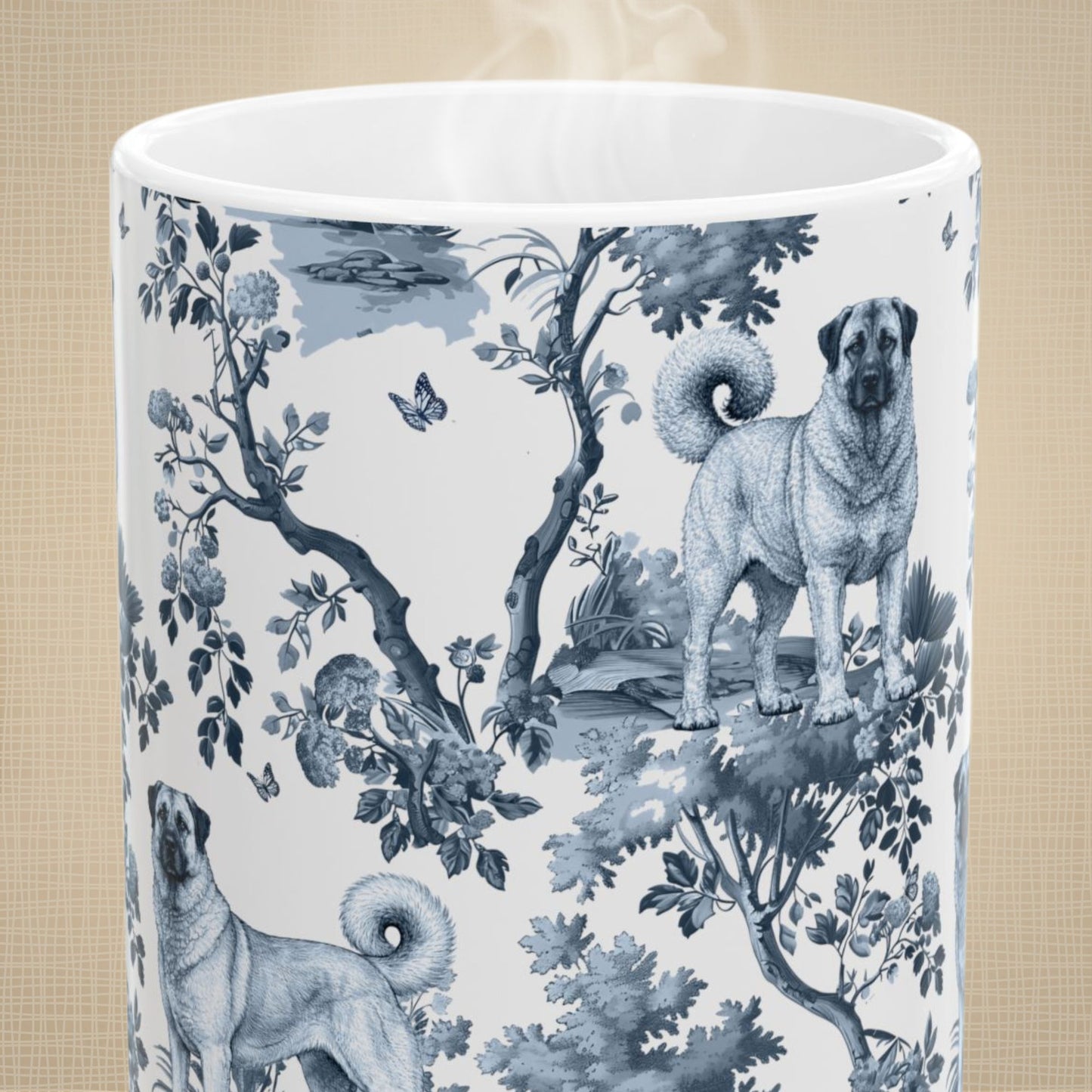 Anatolian Shepherd Mug - Toile Pattern