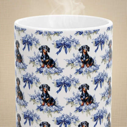Dachshund Toile Mug