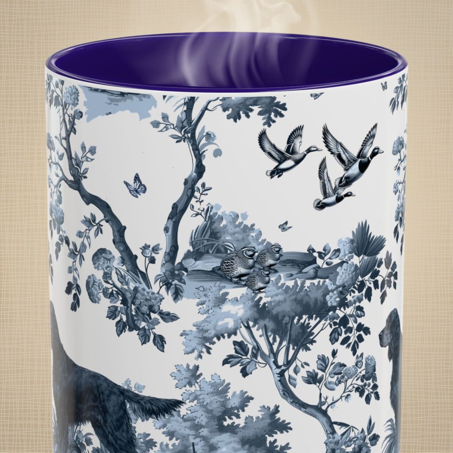 Gordon Setter Mug - Toile Pattern