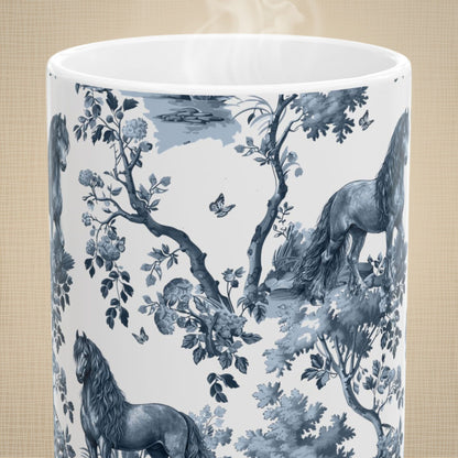 Friesian Horse Mug - Toile