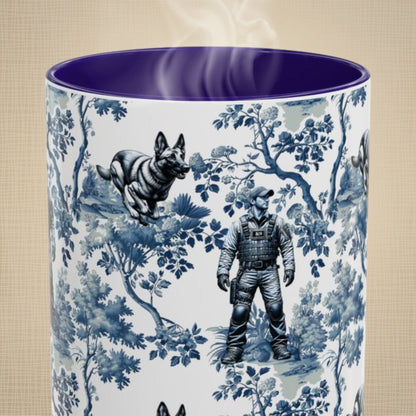 K9 Handler Malinois Toile Mug