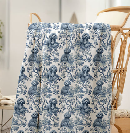 Cockapoo Blanket - Toile