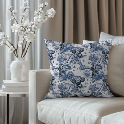 Cocker Spaniel Pillow Cover - Toile
