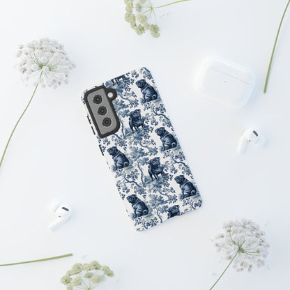 Pug Phone Case - Toile Pattern
