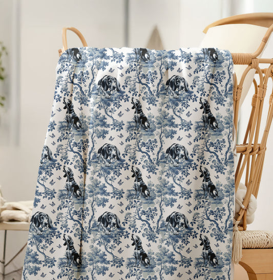 Coonhound Blanket - Toile