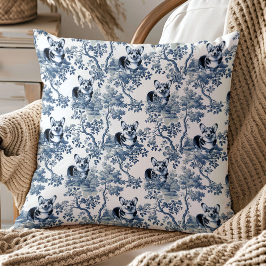 Corgi Pillow Cover - Toile