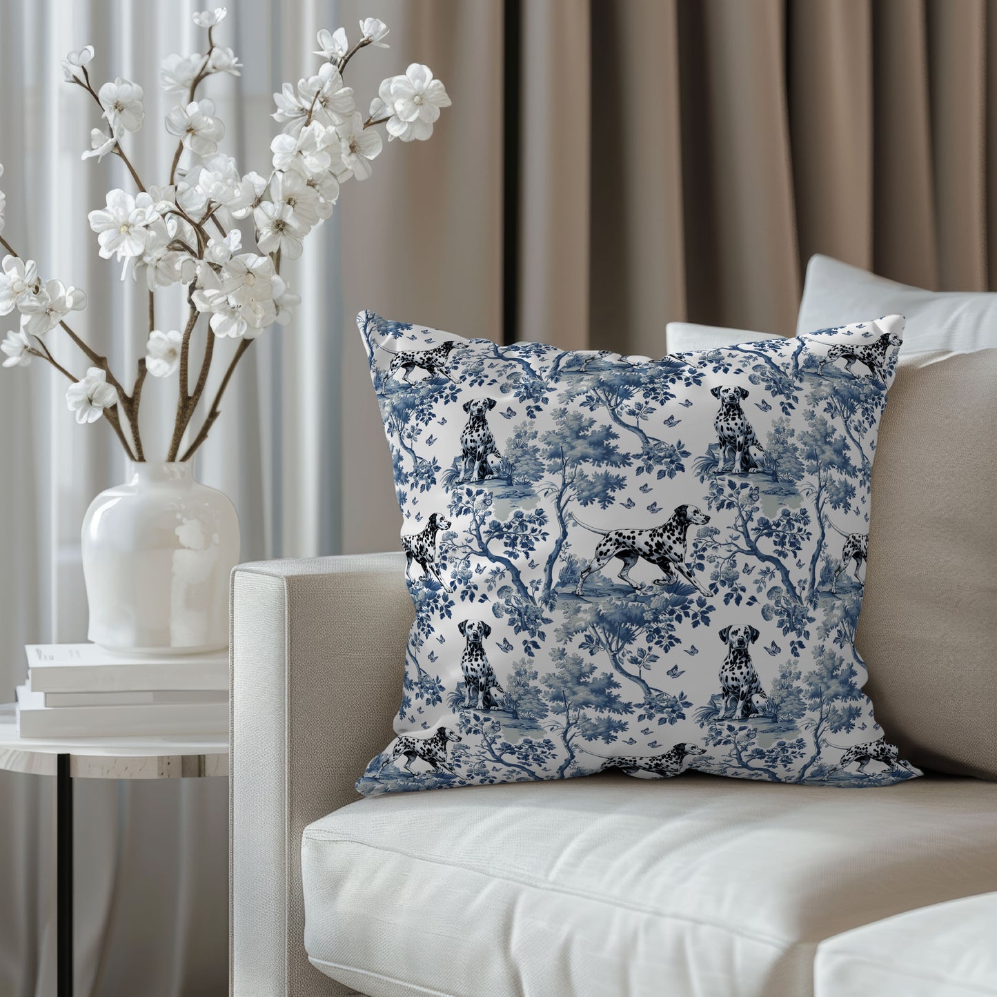 Dalmatian Pillow Cover - Toile