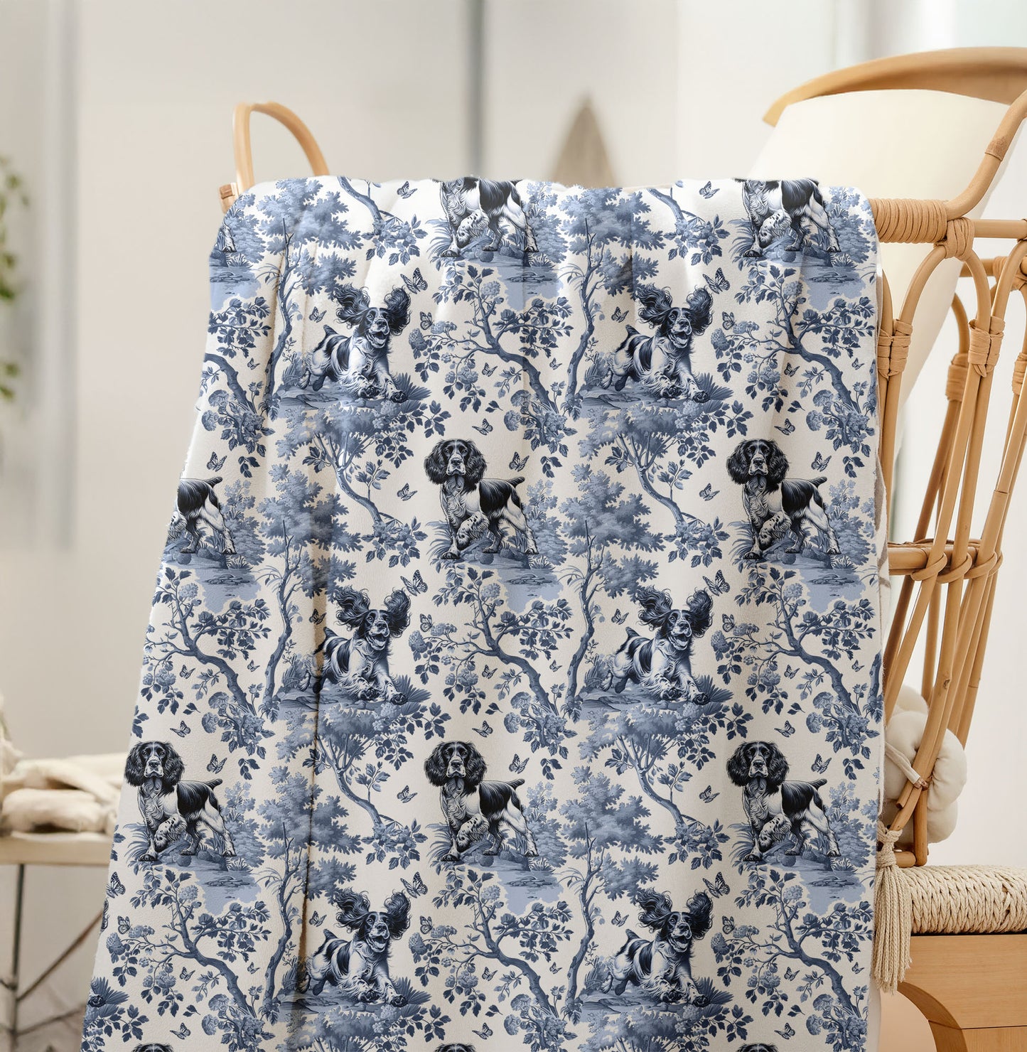 English Springer Spaniel Blanket - Toile