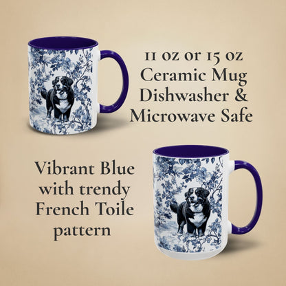 Bernese Mountain Dog Toile Mug