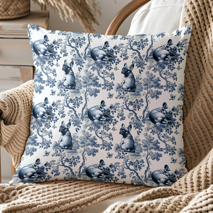 French Bulldog Pillow Cover - Toile