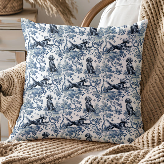 Irish Setter Toile Pillow Cover - Toile