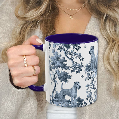 Irish Terrier Mug - Toile Pattern