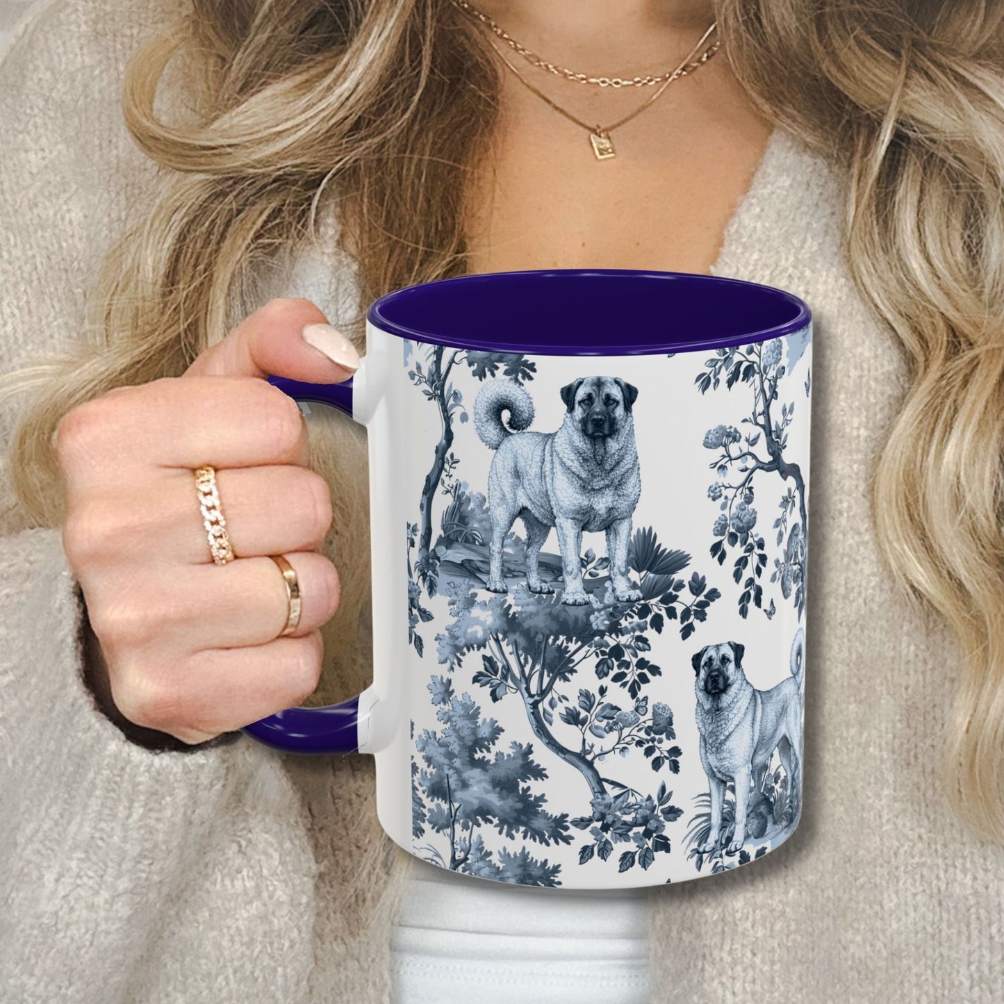 Anatolian Shepherd Mug - Toile Pattern