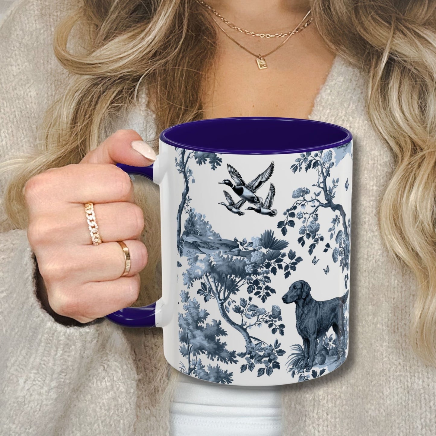 Flat-Coated Retriever Mug - Toile