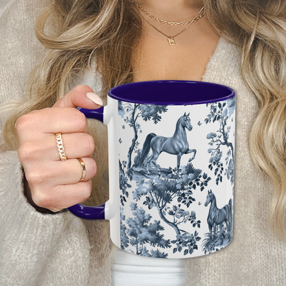 Saddlebred Horse Toile Mug