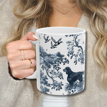 Gordon Setter Mug - Toile Pattern