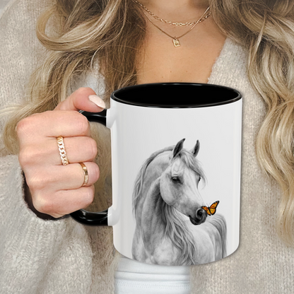 Arabian Horse w/ Monarch Mug