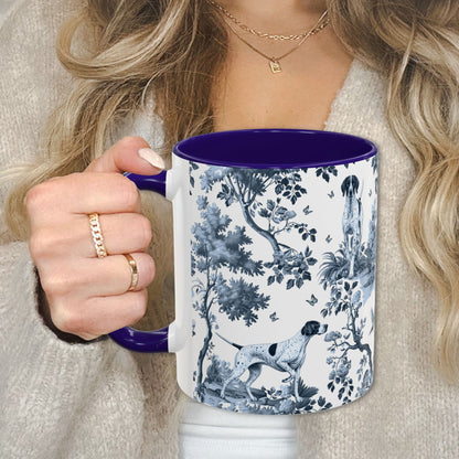 English Pointer Mug - Toile Pattern