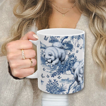Samoyed Mug - Toile Pattern