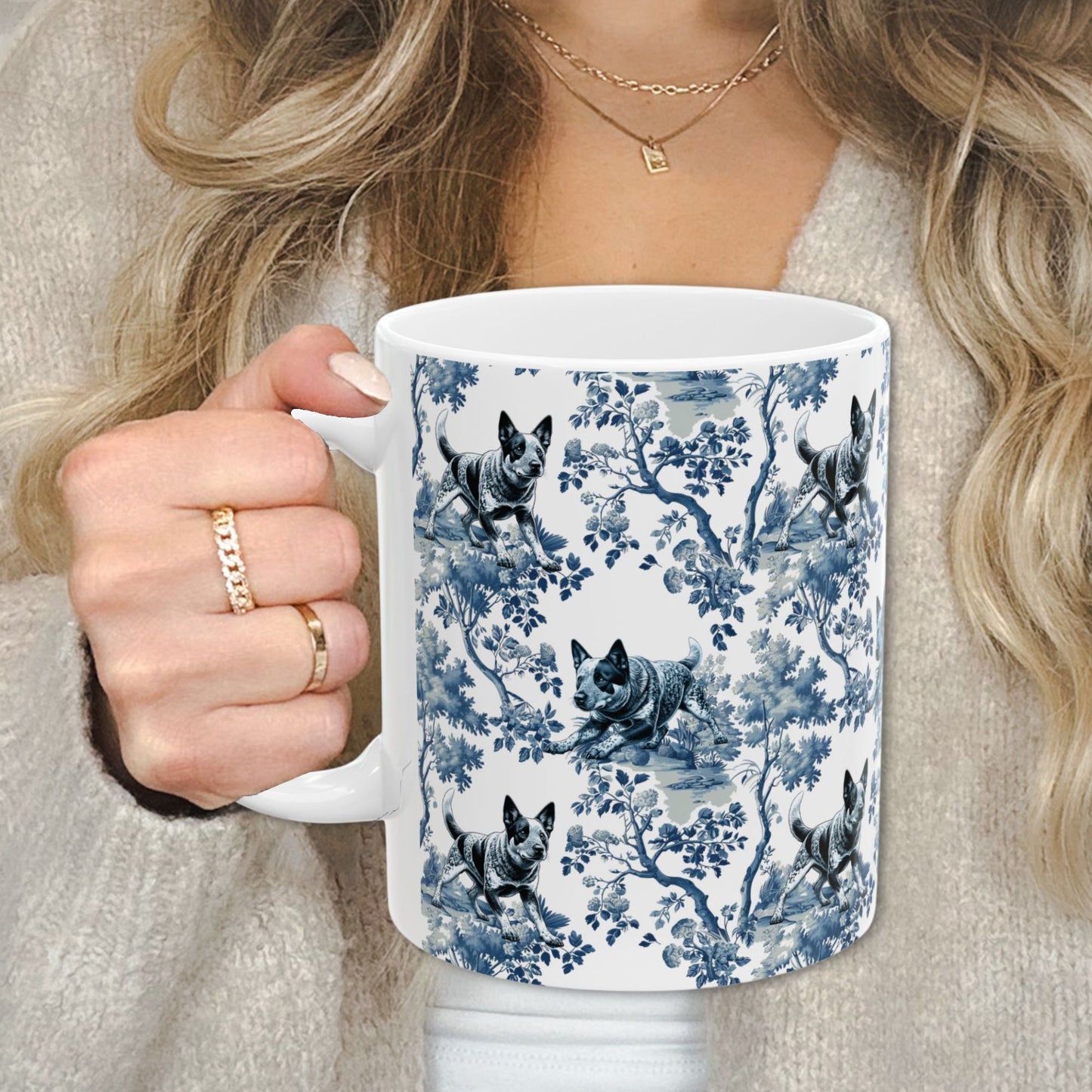 Australian Cattle Dog Toile Mug