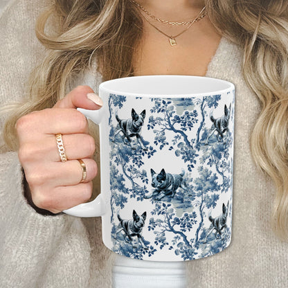 Australian Cattle Dog Toile Mug