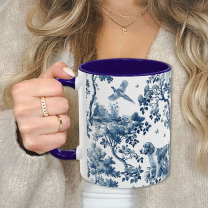 Welsh Springer Spaniel Italiano Mug - Toile Pattern