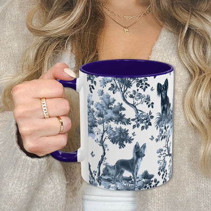 Russian Toy Mug - Toile Pattern