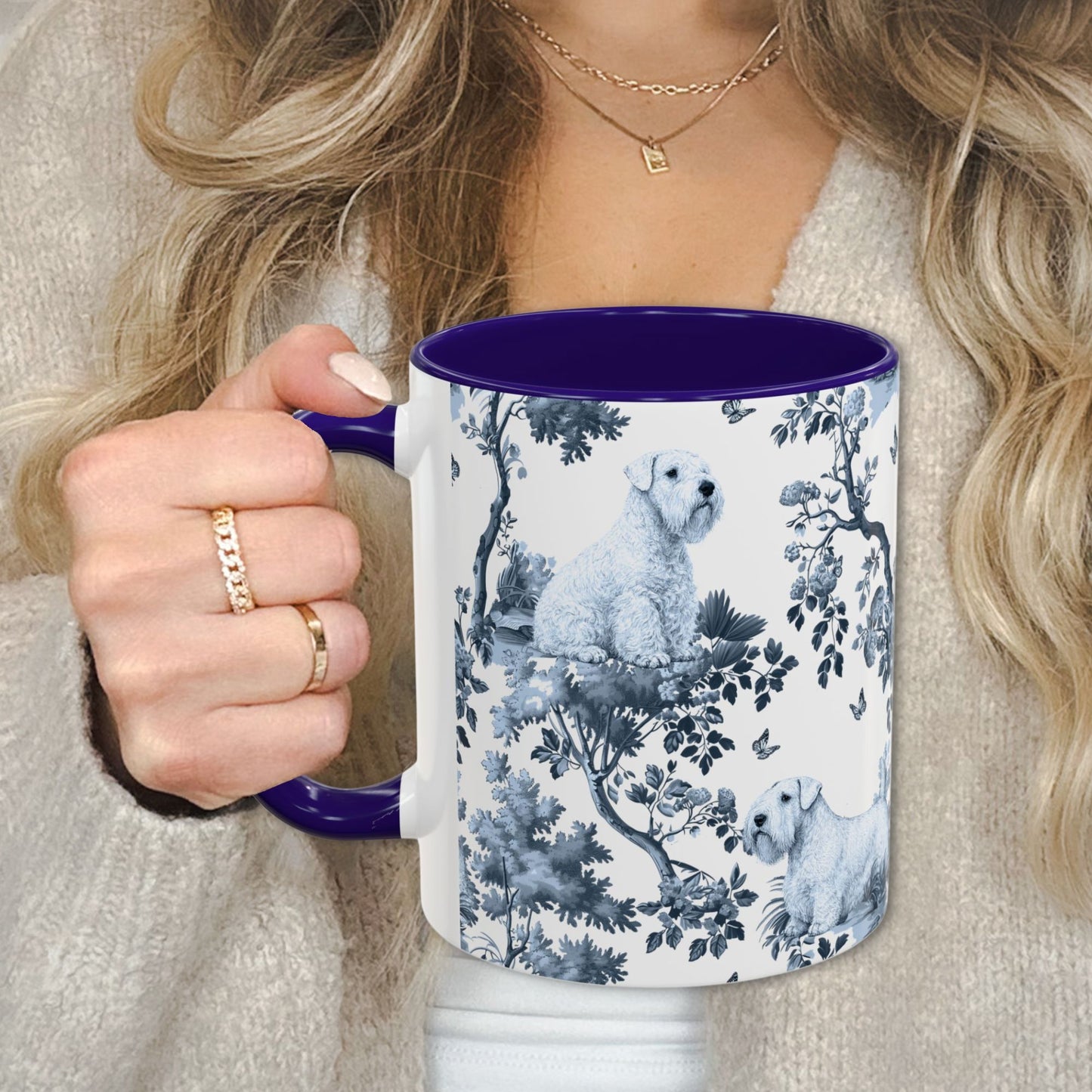 Sealyham Terrier Mug - Toile Pattern