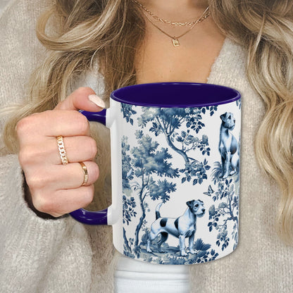 Parson Russell Terrier Mug - Toile Pattern