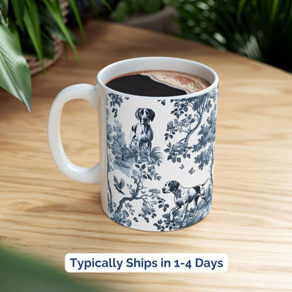 English Pointer Mug - Toile