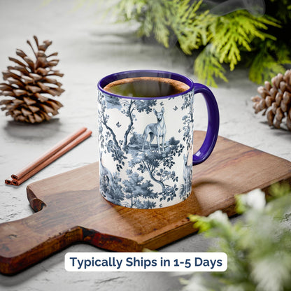 Pharaoh Hound Mug - Toile Pattern