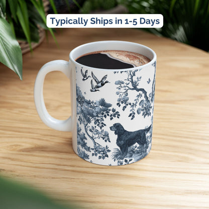 Gordon Setter Mug - Toile Pattern