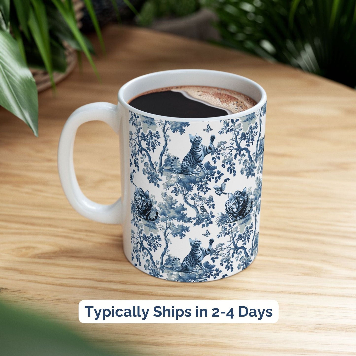 Bengal Cat Mug Toile