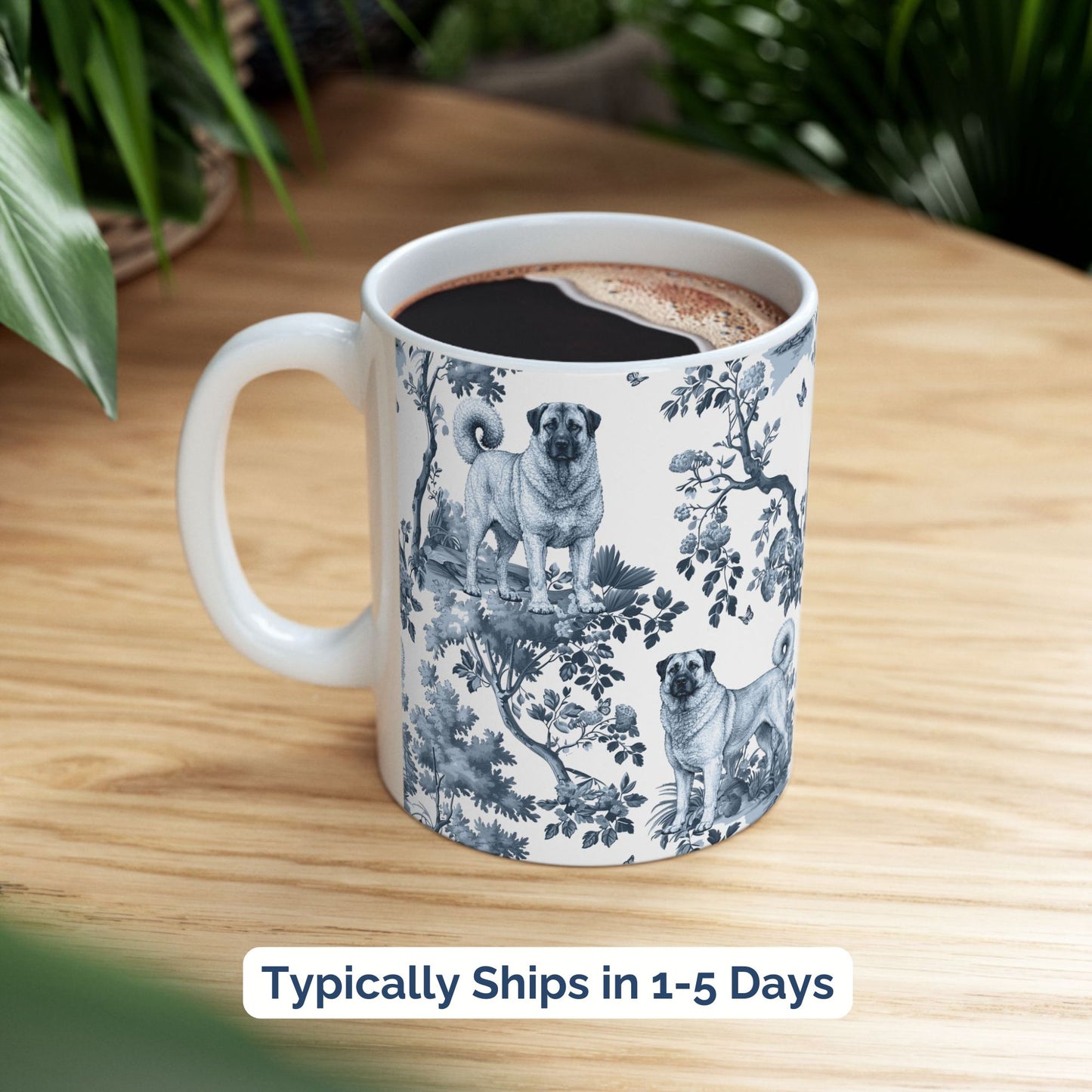 Anatolian Shepherd Mug - Toile Pattern