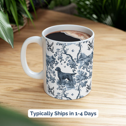 Flat-Coated Retriever Mug - Toile