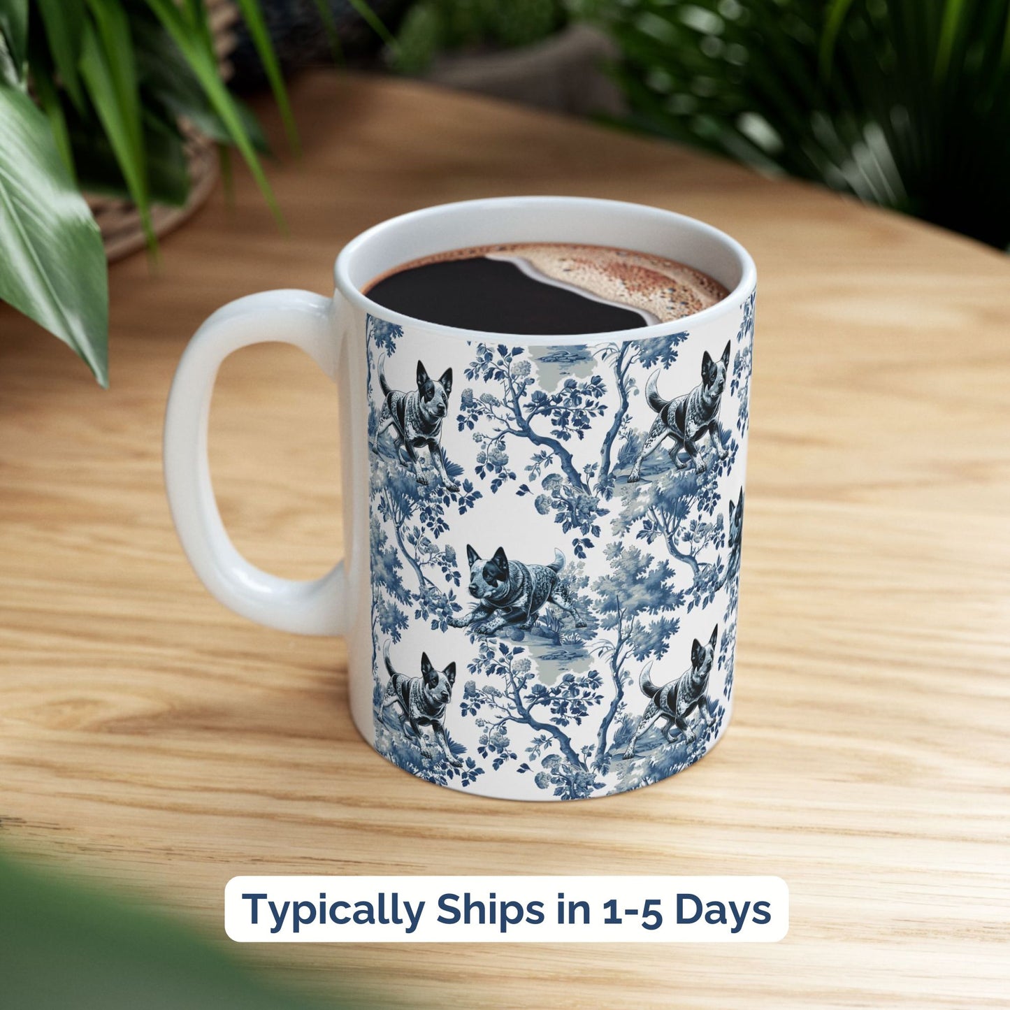 Australian Cattle Dog Toile Mug