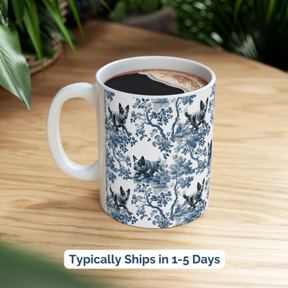 Australian Cattle Dog Toile Mug
