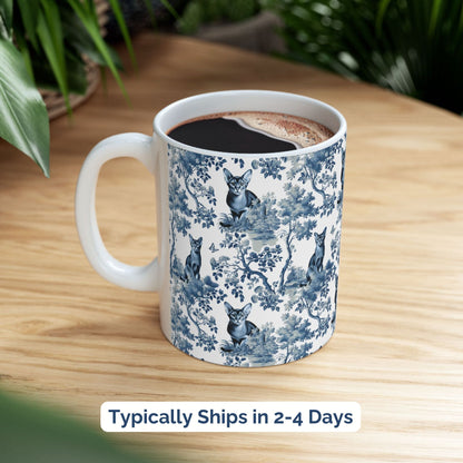 Abyssinian Cat Mug Toile