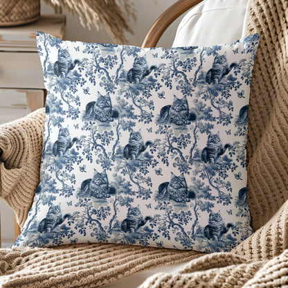 Maine Coon Cat Pillow Cover - Toile