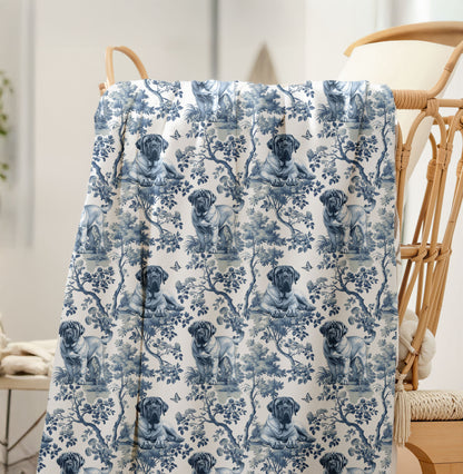 English Mastiff Blanket - Toile