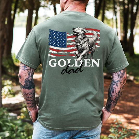 Golden Retreiver Shirt - Dad