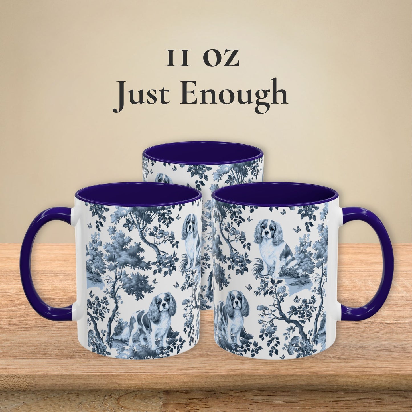 Cavalier King Charles Spaniel Mug · Garden Toile Le Deux